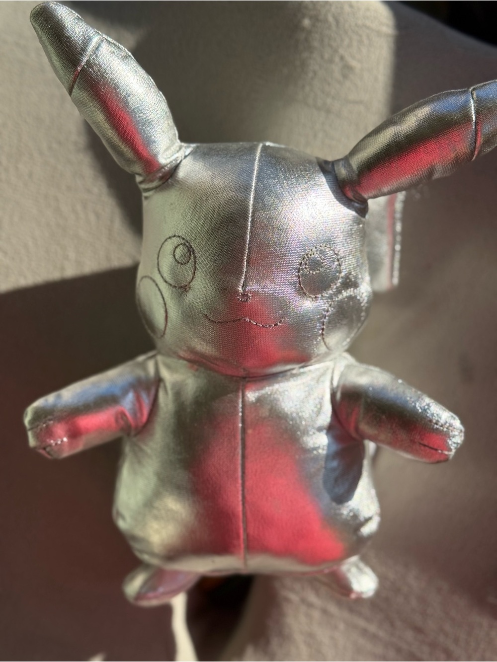 Pokemon Silver Pikachu Plush Toy